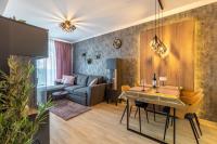 Posedenie v ubytovaní Gold Mandala Apartman Siófok By BLTN