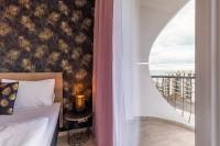 Posteľ alebo postele v izbe v ubytovaní Gold Mandala Apartman Siófok By BLTN