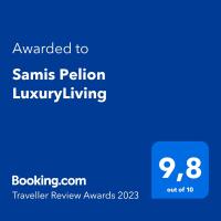 Certyfikat, podpis lub inny dokument wystawiony w obiekcie Samis Pelion LuxuryLiving