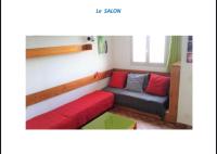 Część wypoczynkowa w obiekcie Appartement terrasse 1 chambre