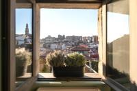 Nespecifikovaný výhled na destinaci Porto nebo výhled na město při pohledu z apartmánu