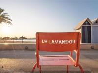 Plan piętra w obiekcie Charmant T2 climatisé avec grande terrasse, piscine et parking privatif, proche plage et commerces. - FR-1-251-441