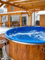 The floor plan of Chalet Ester - Luxury Provençal House in Orava