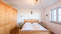 Postel nebo postele na pokoji v ubytování Ferienwohnung Landliebe