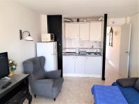 A kitchen or kitchenette at Apartment Sea View in Rincon de Loix- free parking, pool, Wi-Fi, new air conditioning