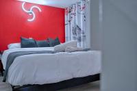 Posteľ alebo postele v izbe v ubytovaní Cosy Mezzanine