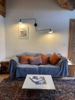 Część wypoczynkowa w obiekcie Courchevel 1650 appartement cosy 6 personnes