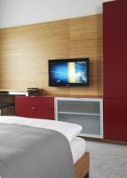 Telewizja i/lub zestaw kina domowego w obiekcie Wellness Hotel ABÁCIE