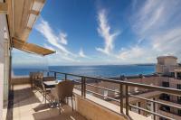 a balcony with a view of the ocean at Hyatt Regency Nice Palais de la Méditerranée in Nice