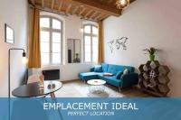 Część wypoczynkowa w obiekcie Appartement lumineux en centre-ville