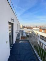 Balkón alebo terasa v ubytovaní Modern and bright apartment near Paris