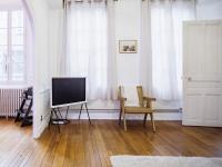 Televízia a/alebo spoločenská miestnosť v ubytovaní GoldSwan, Chic et Confortable au Coeur de Troyes !