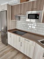 Kuchyň nebo kuchyňský kout v ubytování Apartamentos Doña Emilia