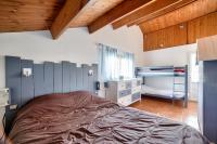 Posteľ alebo postele v izbe v ubytovaní Maison avec jardin à 200m de la plage La Cantine