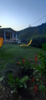 A garden outside Da Nonno Vittorio