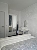 Posteľ alebo postele v izbe v ubytovaní Onyx apartment