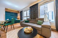 Część wypoczynkowa w obiekcie Glow Apartments, Letnica - Apartamenty Przystań Siódme Niebo