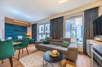 Część wypoczynkowa w obiekcie Glow Apartments, Letnica - Apartamenty Przystań Siódme Niebo