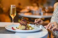 Mad i villaen eller i nærheden