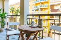 A balcony or terrace at Apartamento Pink Arena