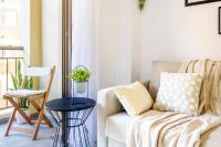 A seating area at Apartamento Pink Arena