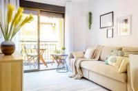 A seating area at Apartamento Pink Arena
