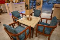 Posezení v ubytování Holy Shivana Boutique Hotel Rishikesh