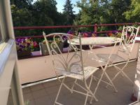 Balkón nebo terasa v ubytování Apartmá v srdci Poděbrad