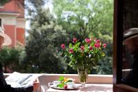 A garden outside Hotel Tirreno