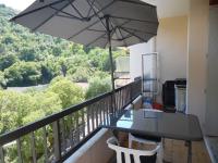 Balkón alebo terasa v ubytovaní Studio confort avec balcon, clim, parking privé, à 50m des Thermes et 100m du centre, à Amélie-les-Bains - FR-1-703-59