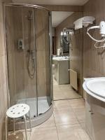 A bathroom at San Luis