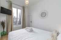 Posteľ alebo postele v izbe v ubytovaní MBA Splendide Appart - Le Raincy - Banlieue Paris