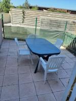 Balkon lub taras w obiekcie Frontignan au Clair de plage