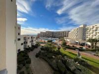 arial view of a city with buildings and trees at BARCABEACH front de mer avec terrasse et parking in Le Barcarès