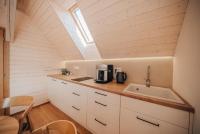 Kuchyň nebo kuchyňský kout v ubytování Apartman s výhledem