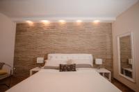 Łóżko lub łóżka w pokoju w obiekcie B&b Villa Maria Di Venere