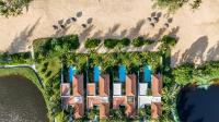 an aerial view of a house on the beach at Vinpearl Resort & Spa Phu Quoc in Phú Quốc