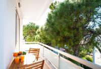 A balcony or terrace at Saint Francis Apartment