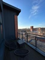 Balkón alebo terasa v ubytovaní Loft Premium Apartments
