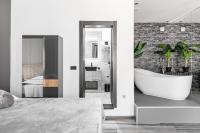 Postel nebo postele na pokoji v ubytování Luxury room Ekstaza