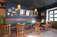 Χώρος καθιστικού στο Hotel Krokus