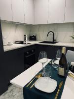 Kuchyňa alebo kuchynka v ubytovaní Wileńska home apartment 3