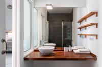 Kúpeľňa v ubytovaní Buen viaje home, con patio privado