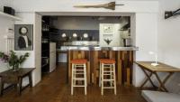 A kitchen or kitchenette at Flateli Sa Tuna Apartment
