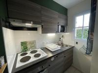 Kuchnia lub aneks kuchenny w obiekcie Location maison vacances 4 pers proche plage chez Lili Berck