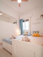 Postel nebo postele na pokoji v ubytování Lovely penthouse in Marbella Centre