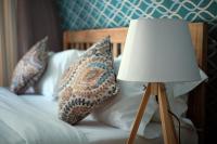 NIVADOO RESORT SIGIRIYAにあるベッド