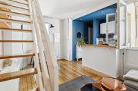 Plan piętra w obiekcie Charming Duplex in PrivateStreet, Citycenter Paris