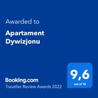 Plán poschodí v ubytovaní Apartament Dywizjonu