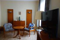 TV a/nebo společenská místnost v ubytování Hotel Lex